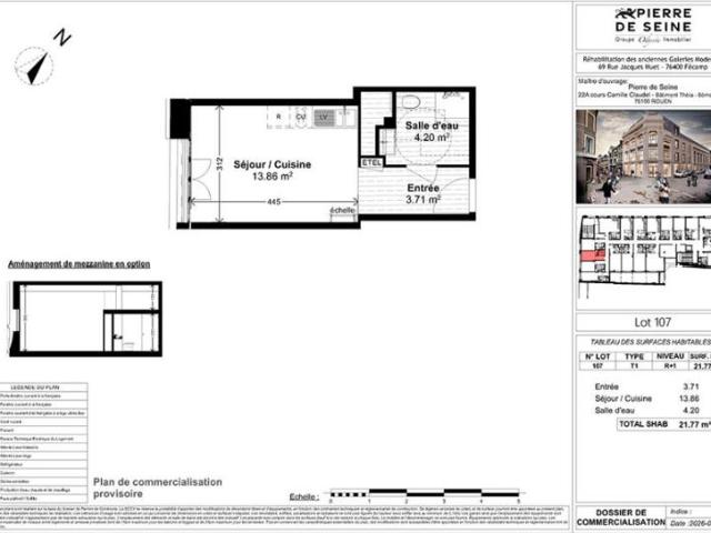 Appartement vente à Le Havre, Fécamp