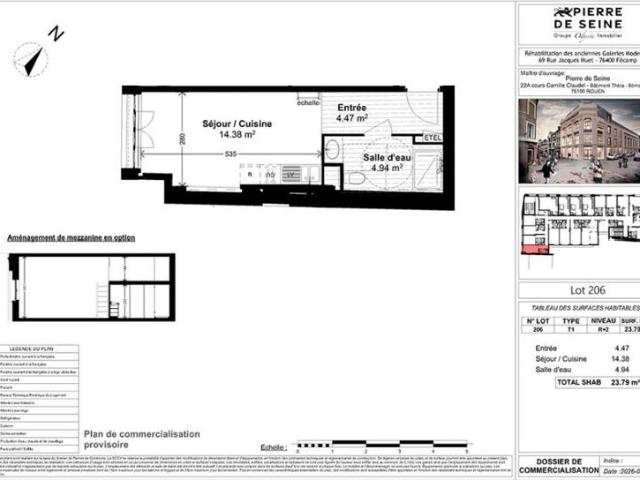 Appartement vente à Le Havre, Fécamp