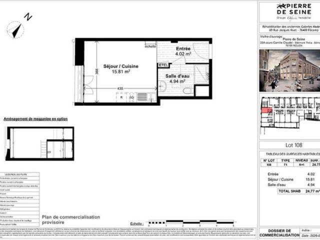 Appartement vente à Le Havre, Fécamp