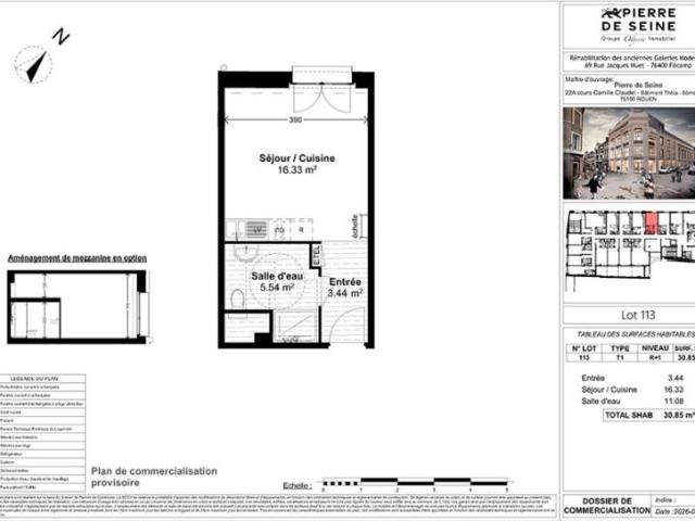 Appartement vente à Le Havre, Fécamp