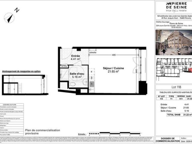 Appartement vente à Le Havre, Fécamp
