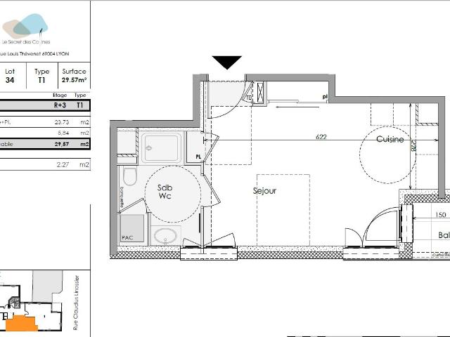 Appartement location à Lyon, Métropole de Lyon
