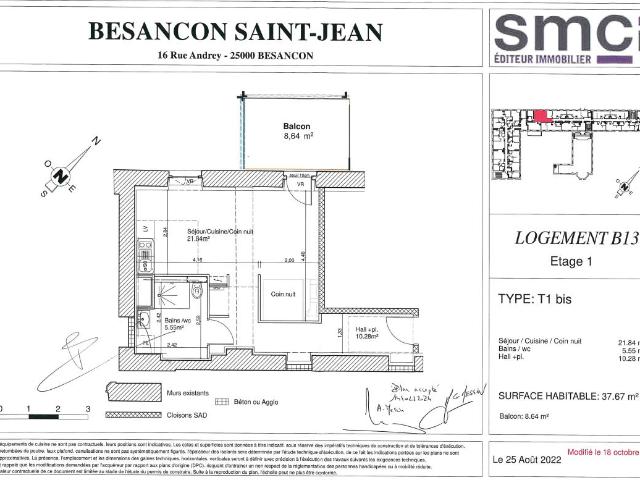 Appartement location à Besançon