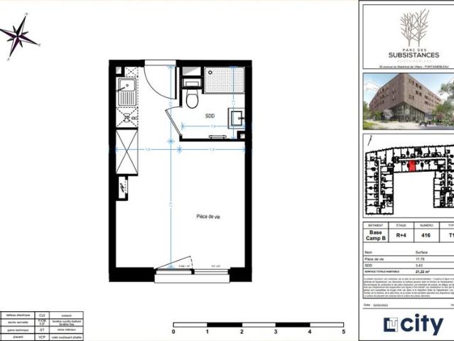 Appartement vente à Fontainebleau