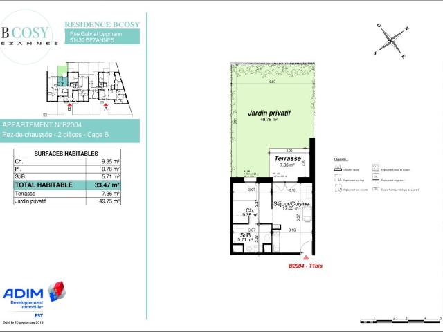 Appartement location à Reims, Bezannes