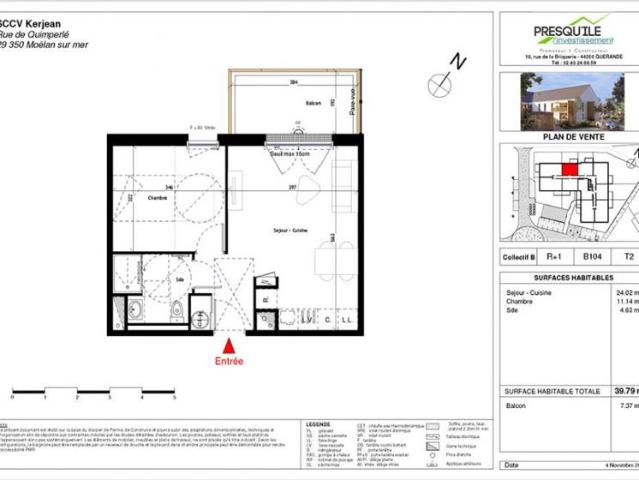 Appartement vente à Quimper, Bretagne