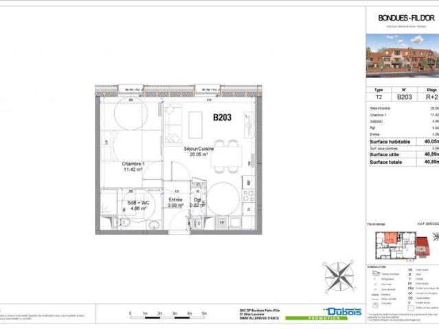 Appartement vente à Bondues, Le Jambon
