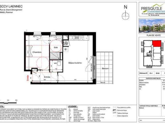 Appartement vente à Pontivy, Bretagne