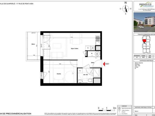 Appartement vente à Quimper, Bretagne