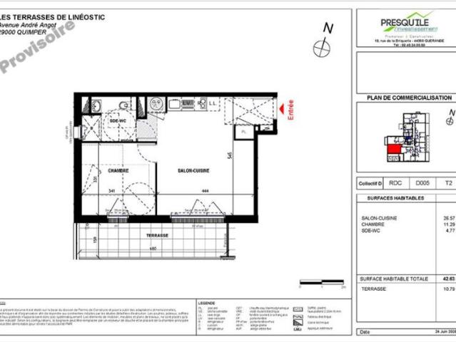 Appartement vente à Quimper, Bretagne