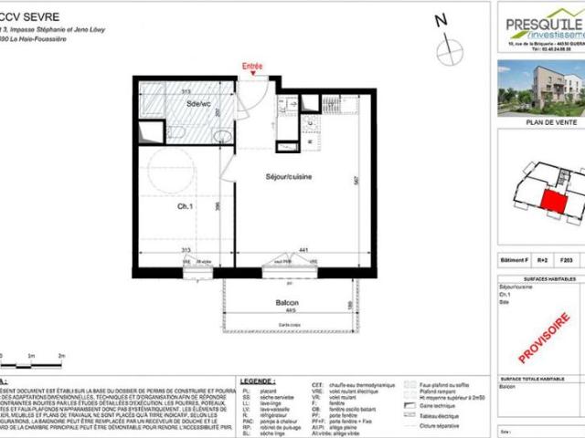 Appartement vente à La Haie-fouassière, Loire-Atlantique