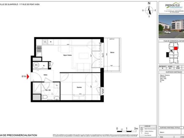 Appartement vente à Quimper, Bretagne