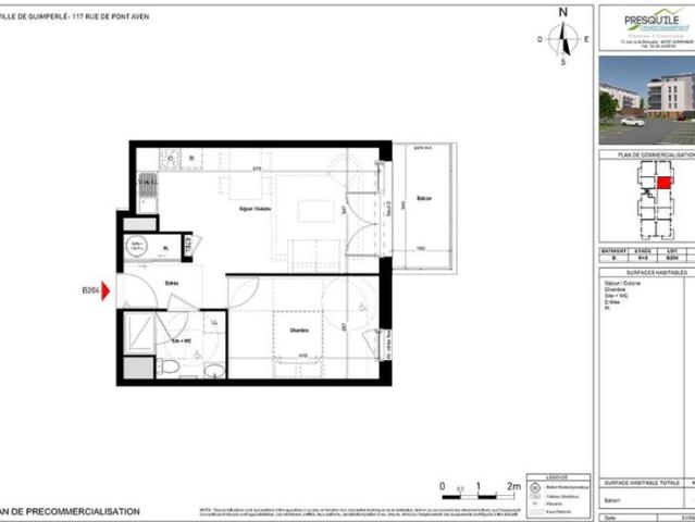 Appartement vente à Quimper, Bretagne