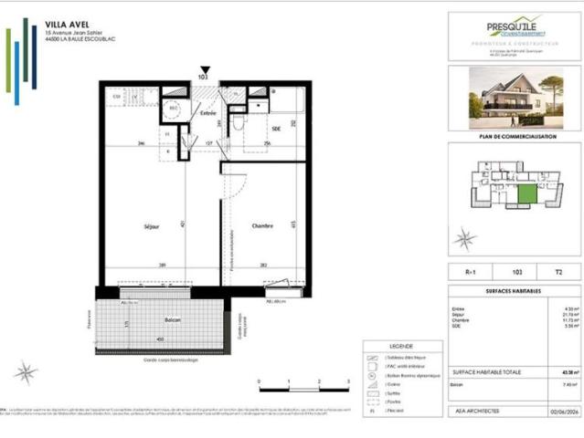 Appartement vente à Saint-Nazaire, La Baule-escoublac