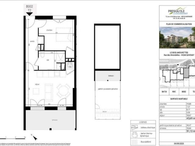 Appartement vente à Saint-Nazaire, Savenay