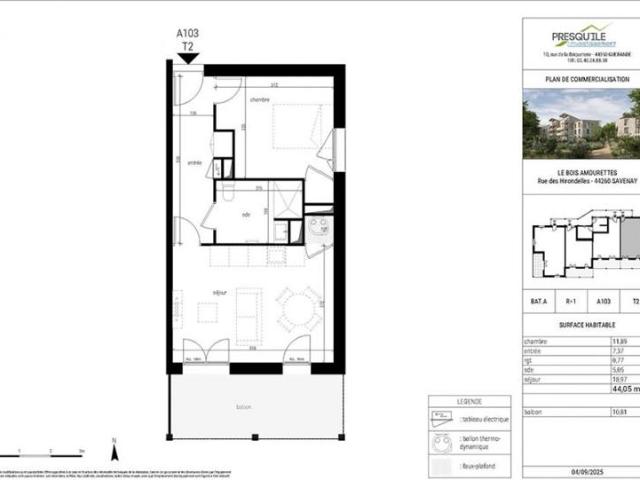 Appartement vente à Saint-Nazaire, Savenay