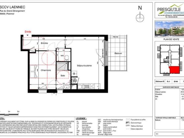 Appartement vente à Pontivy, Bretagne