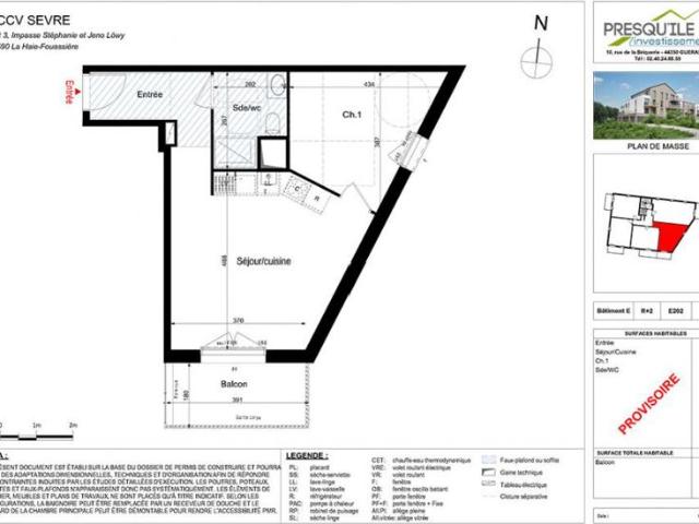 Appartement vente à La Haie-fouassière, Loire-Atlantique