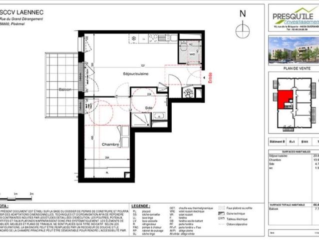 Appartement vente à Pontivy, Bretagne