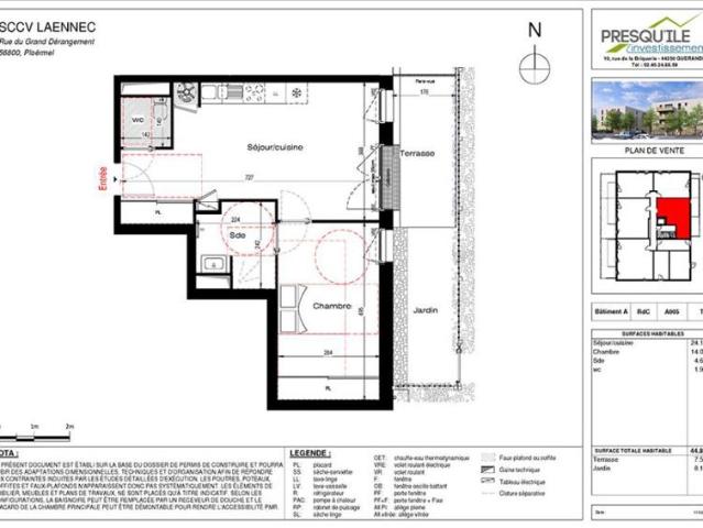 Appartement vente à Pontivy, Bretagne