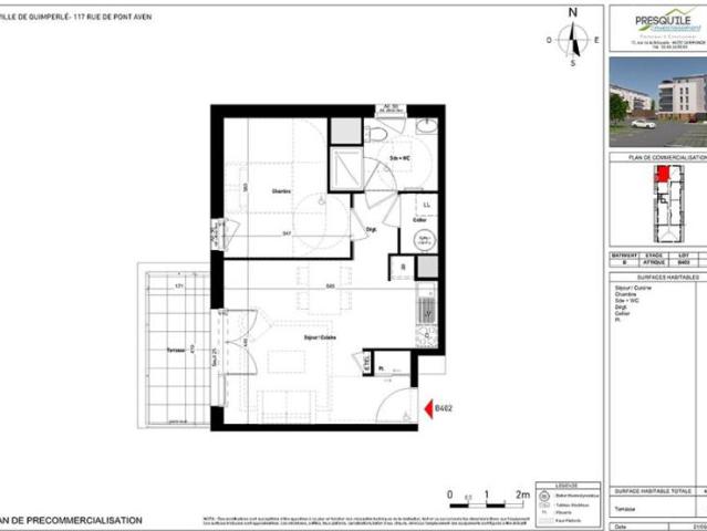 Appartement vente à Quimper, Bretagne