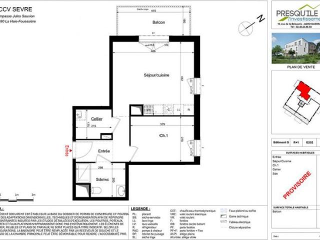 Appartement vente à La Haie-fouassière, Loire-Atlantique
