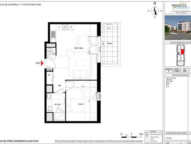 Appartement vente à Quimper, Bretagne