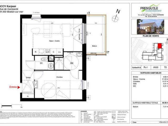 Appartement vente à Quimper, Bretagne