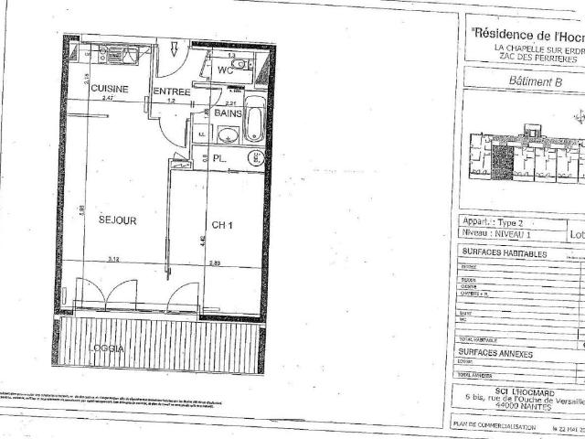 Appartement location à Nantes, La Chapelle-sur-erdre