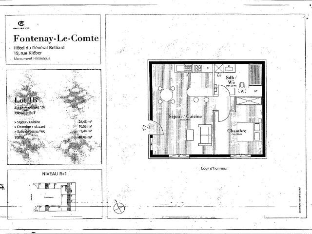 Appartement location à Fontenay-le-Comte, Fontenay-le-comte