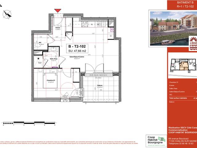 Appartement vente à Charolles, Paray-le-monial