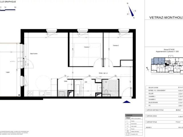 Appartement vente à Saint-Julien-en-Genevois, Vétraz-monthoux