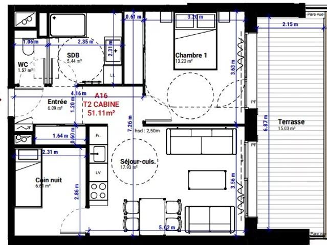 Appartement vente à Grenoble, Huez