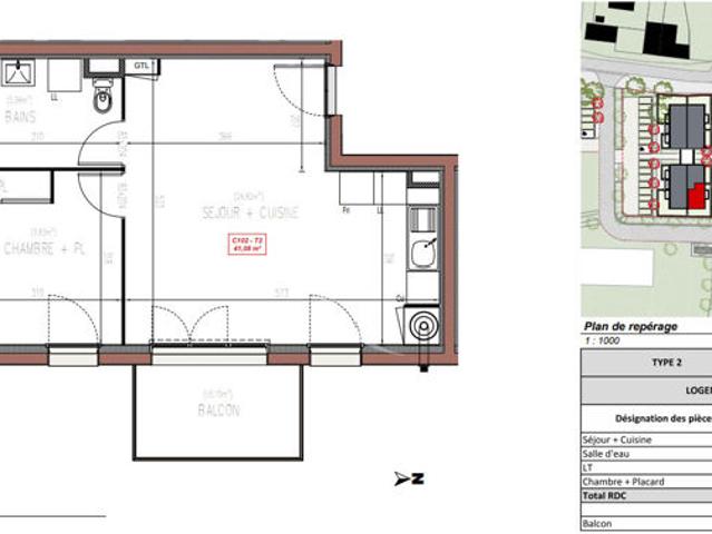Appartement vente à Angers, Pellouailles-les-vignes