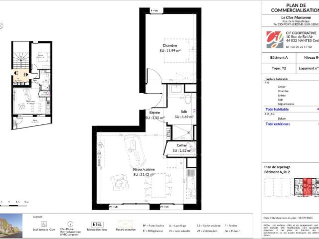 Appartement vente à Le Havre, Notre-dame-de-gravenchon