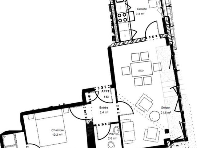 Appartement location à Centre ville, Thiers