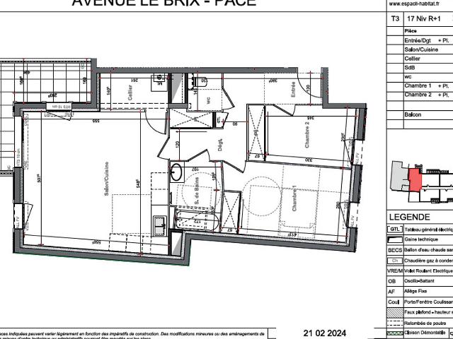 Appartement location à Louzillais, Pacé
