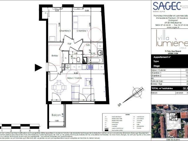 Appartement location à Lyon, Métropole de Lyon