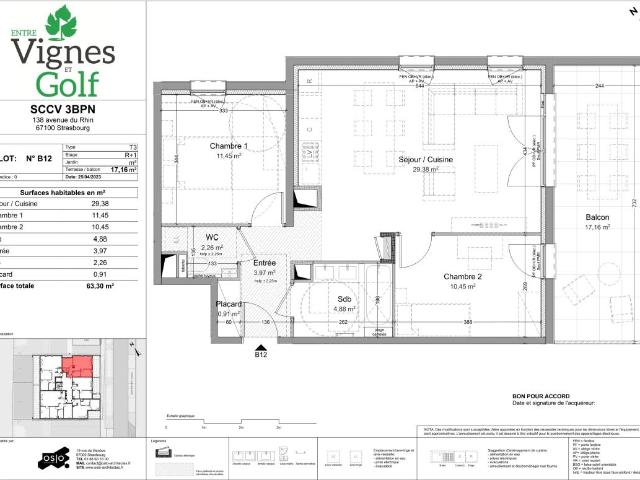 Appartement location à Reims, Bezannes
