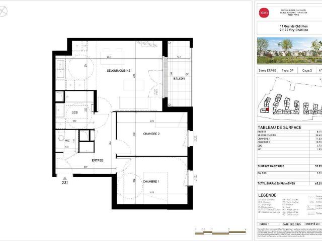 Appartement location à Quartier Centre Ville, Viry-Châtillon