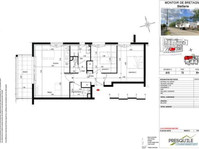 Appartement vente à Saint-Nazaire, Montoir-de-bretagne