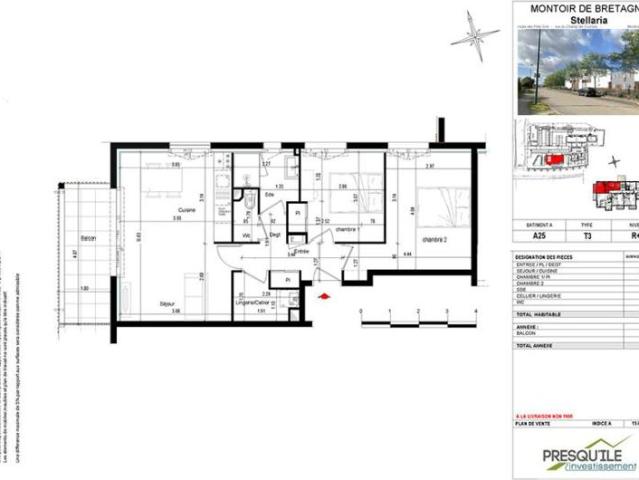 Appartement vente à Saint-Nazaire, Montoir-de-bretagne