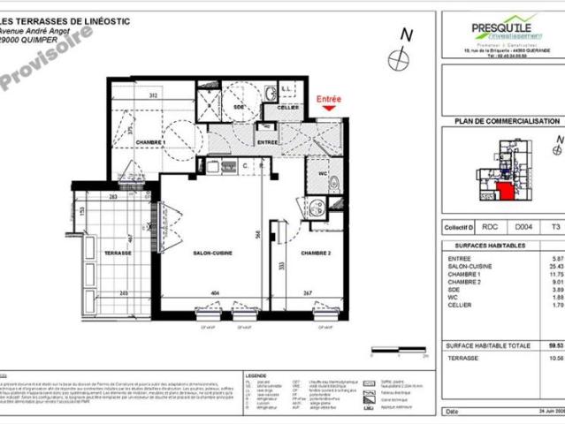 Appartement vente à Quimper, Bretagne