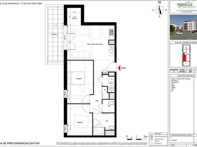 Appartement vente à Quimper, Bretagne