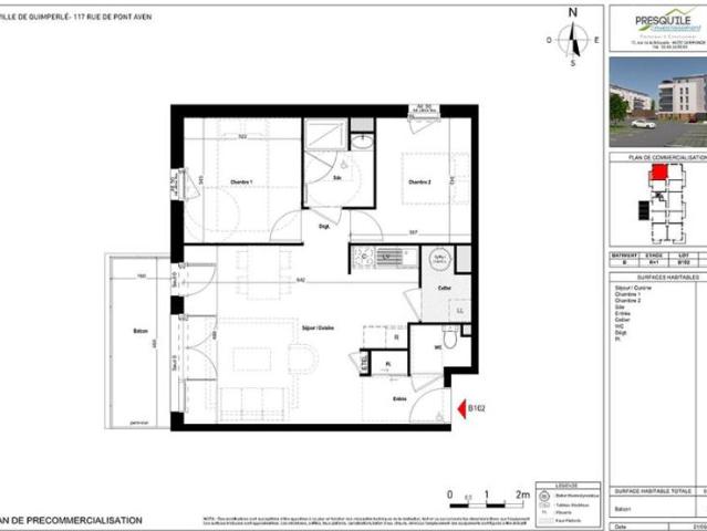 Appartement vente à Quimper, Bretagne