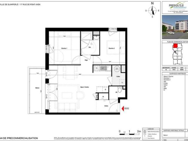 Appartement vente à Quimper, Bretagne