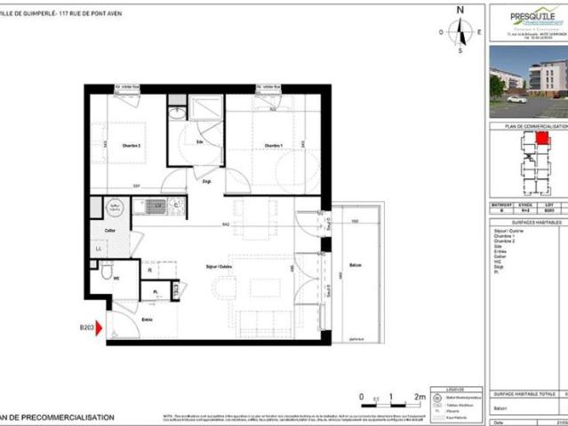 Appartement vente à Quimper, Bretagne