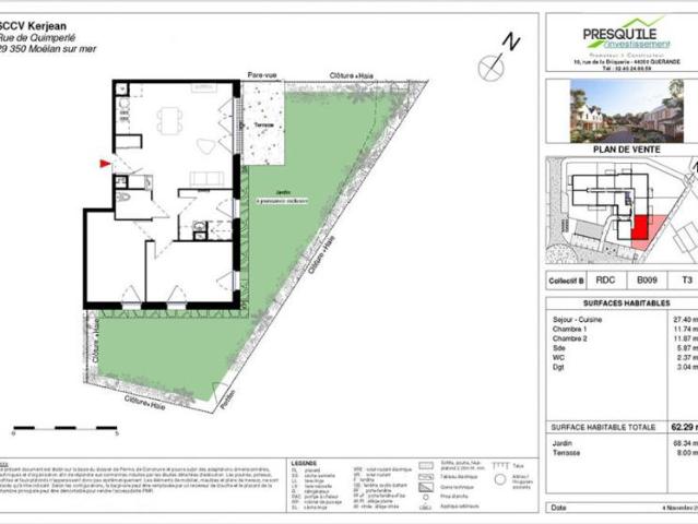 Appartement vente à Quimper, Bretagne