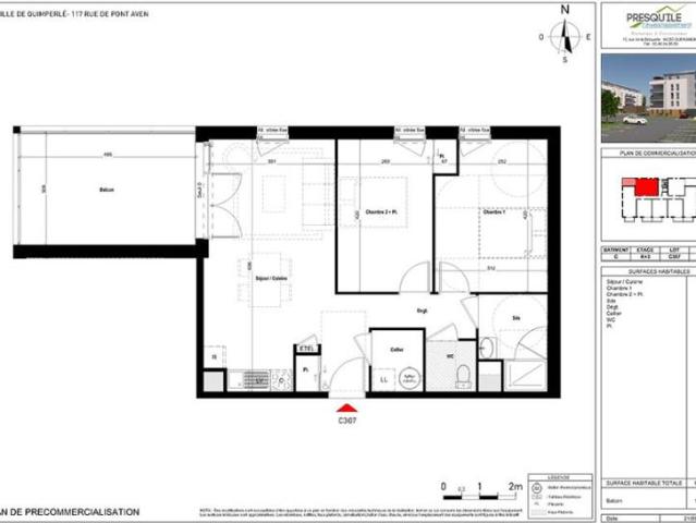 Appartement vente à Quimper, Bretagne