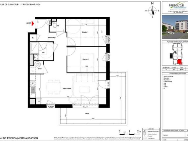 Appartement vente à Quimper, Bretagne